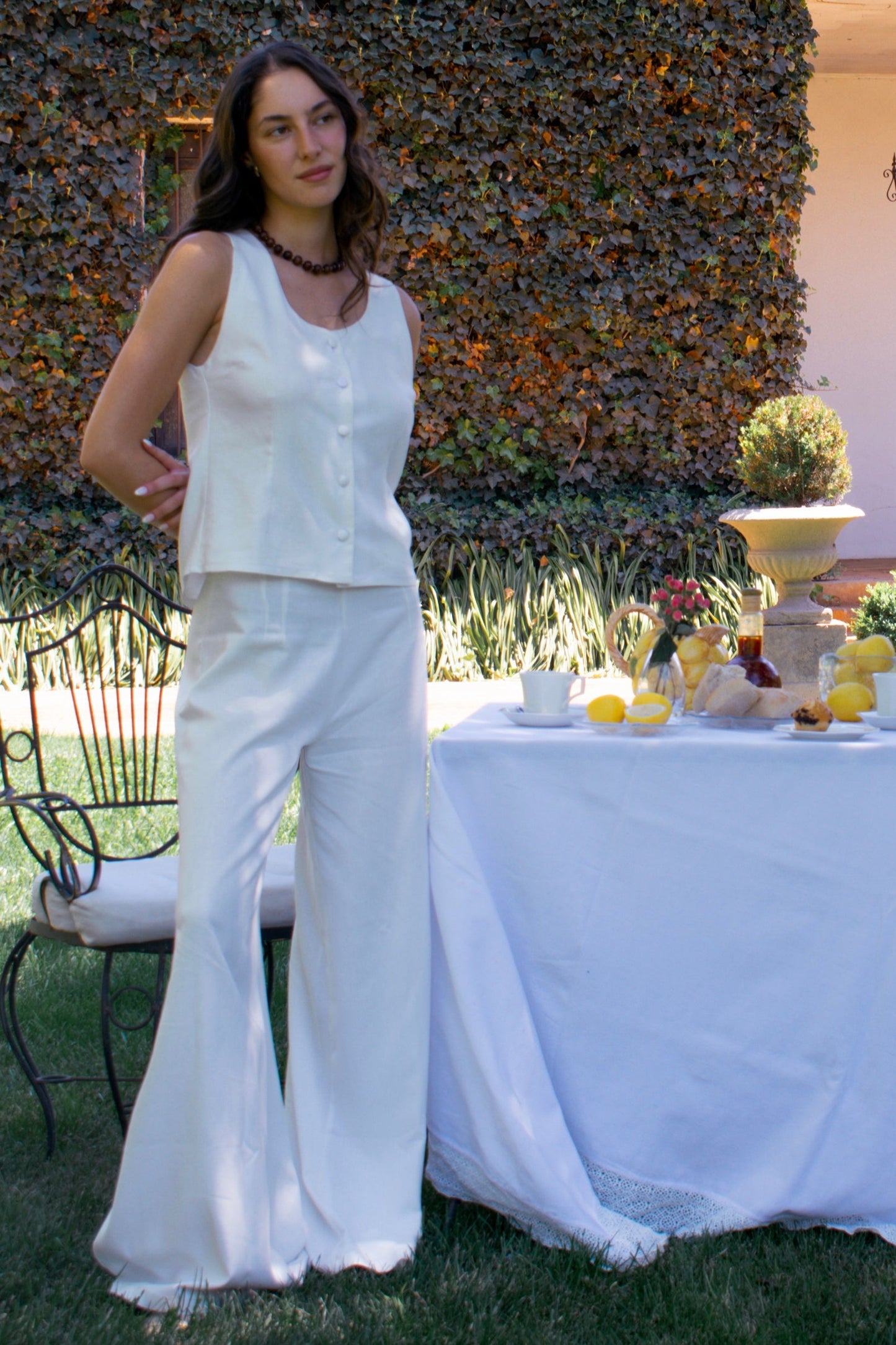 Pantalón Siena - blanco