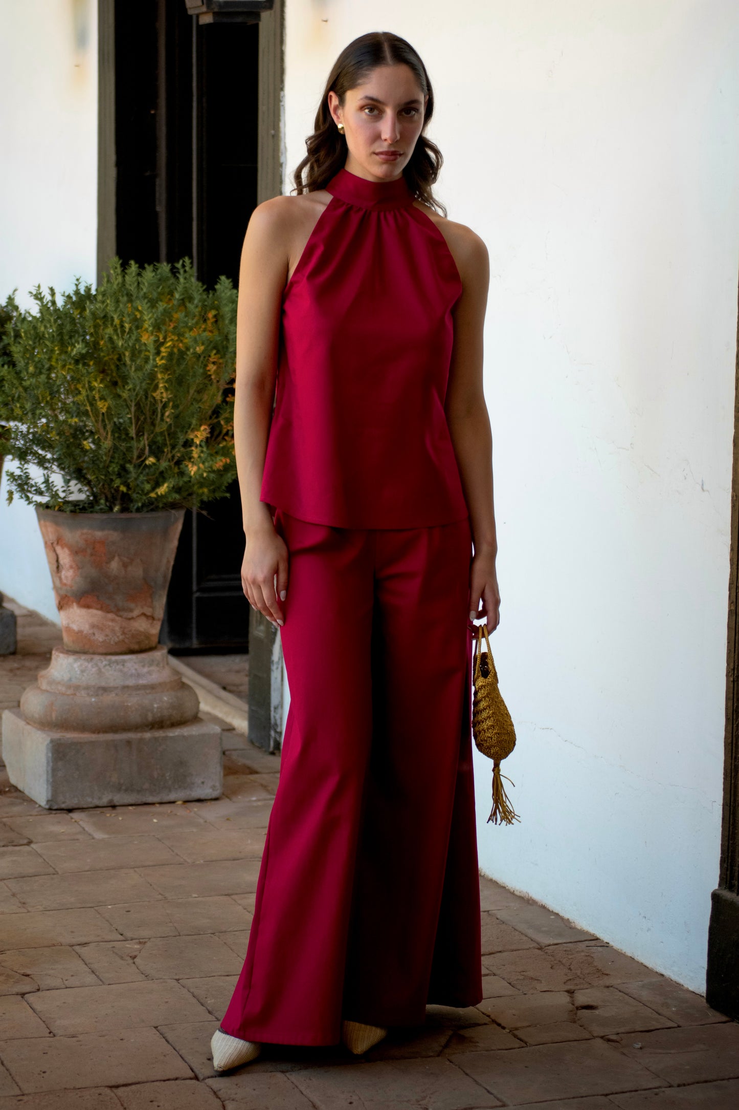 Pantalón Siena - rojo italiano