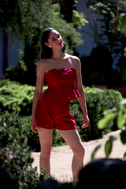 Top vuelos Elia - rojo italiano