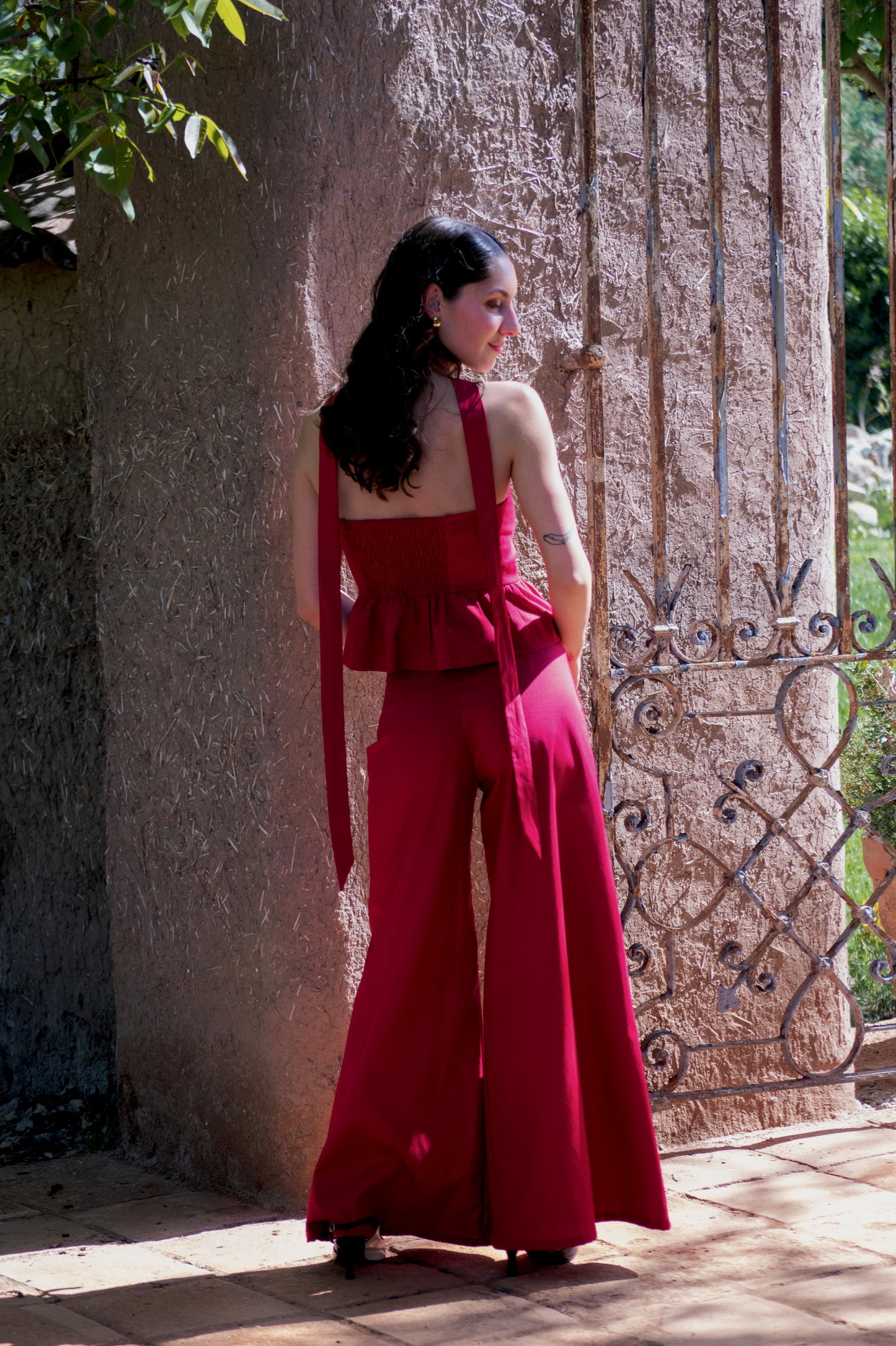 Pantalón Siena - rojo italiano