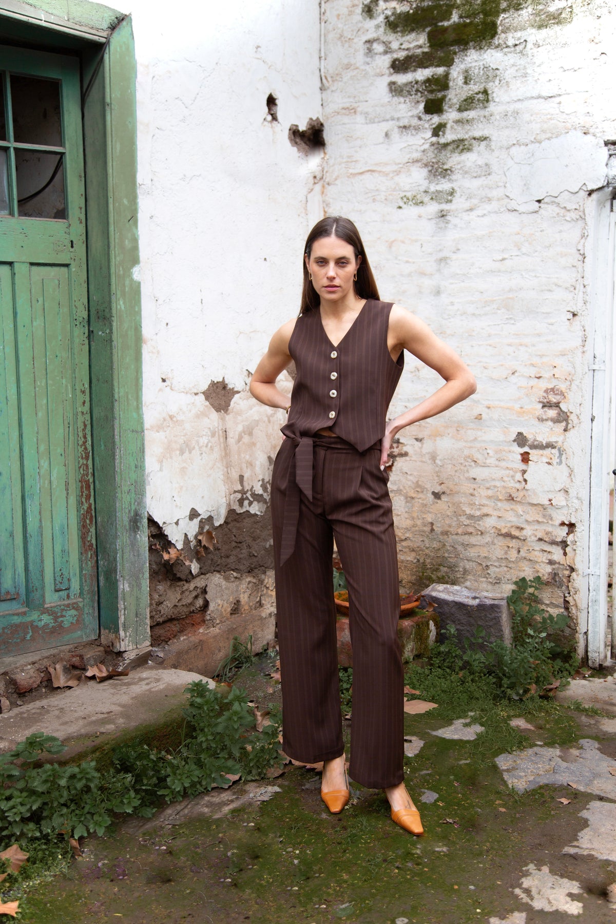 Pantalón Tiro Alto - Cora