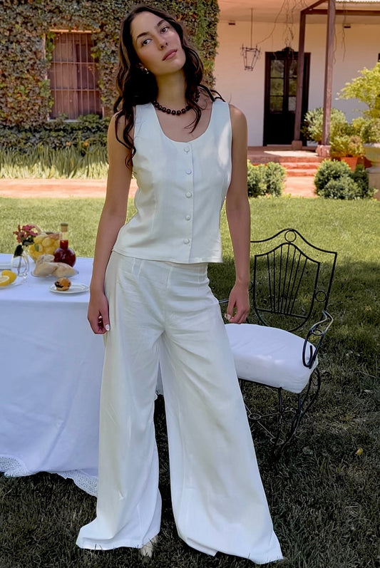Pantalón Siena -  blanco