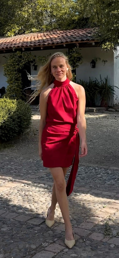 Falda Vera - rojo italiano