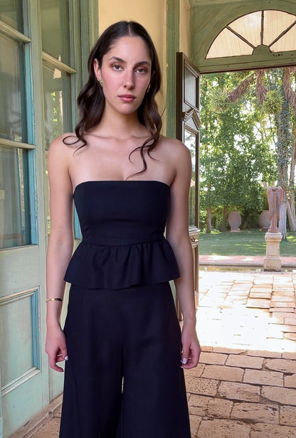 Top vuelos Elia - negro