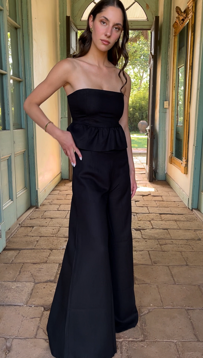 Top vuelos Elia - negro