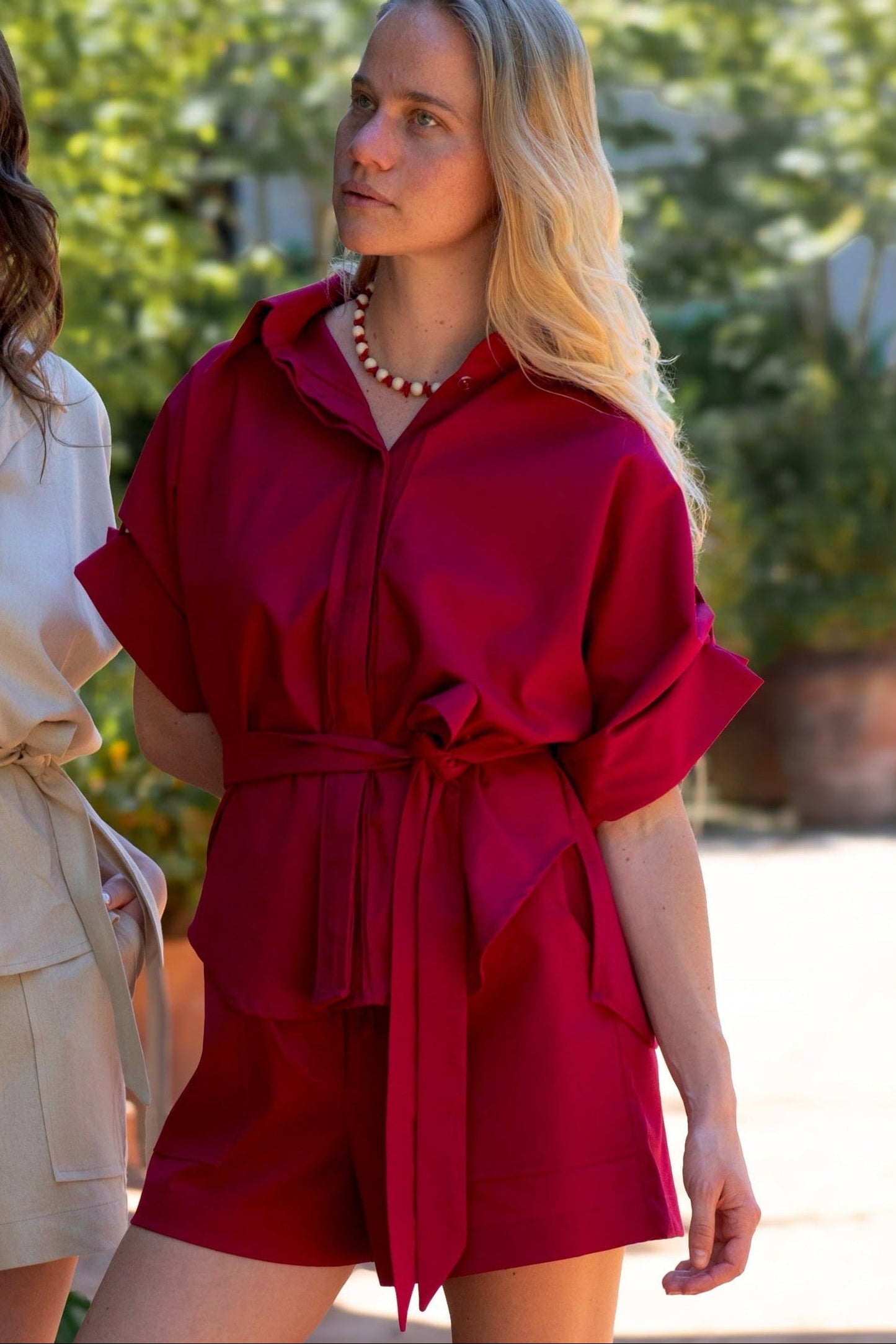 Blusa Aria - rojo italiano