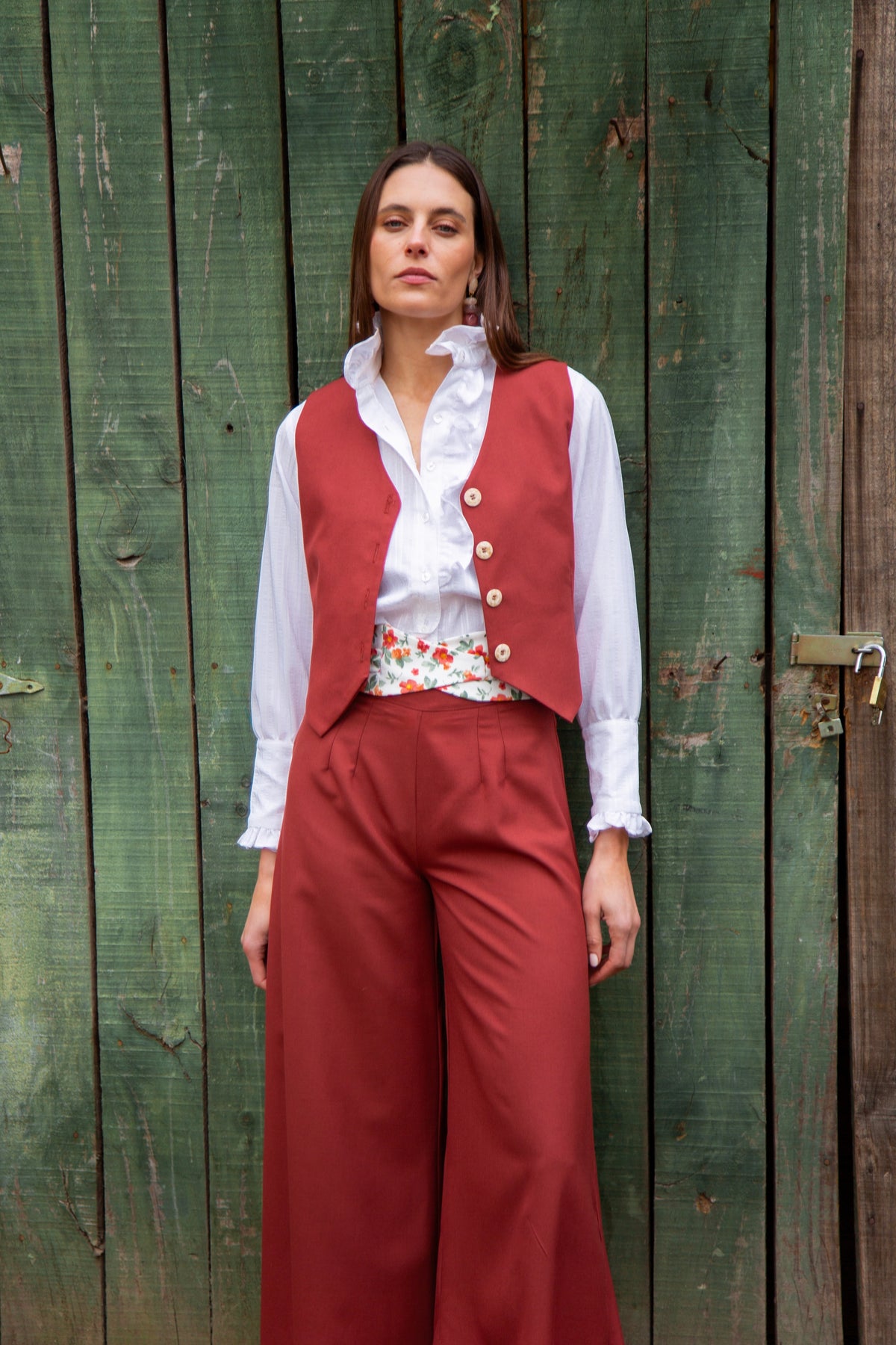 Gilet  - ladrillo Celia