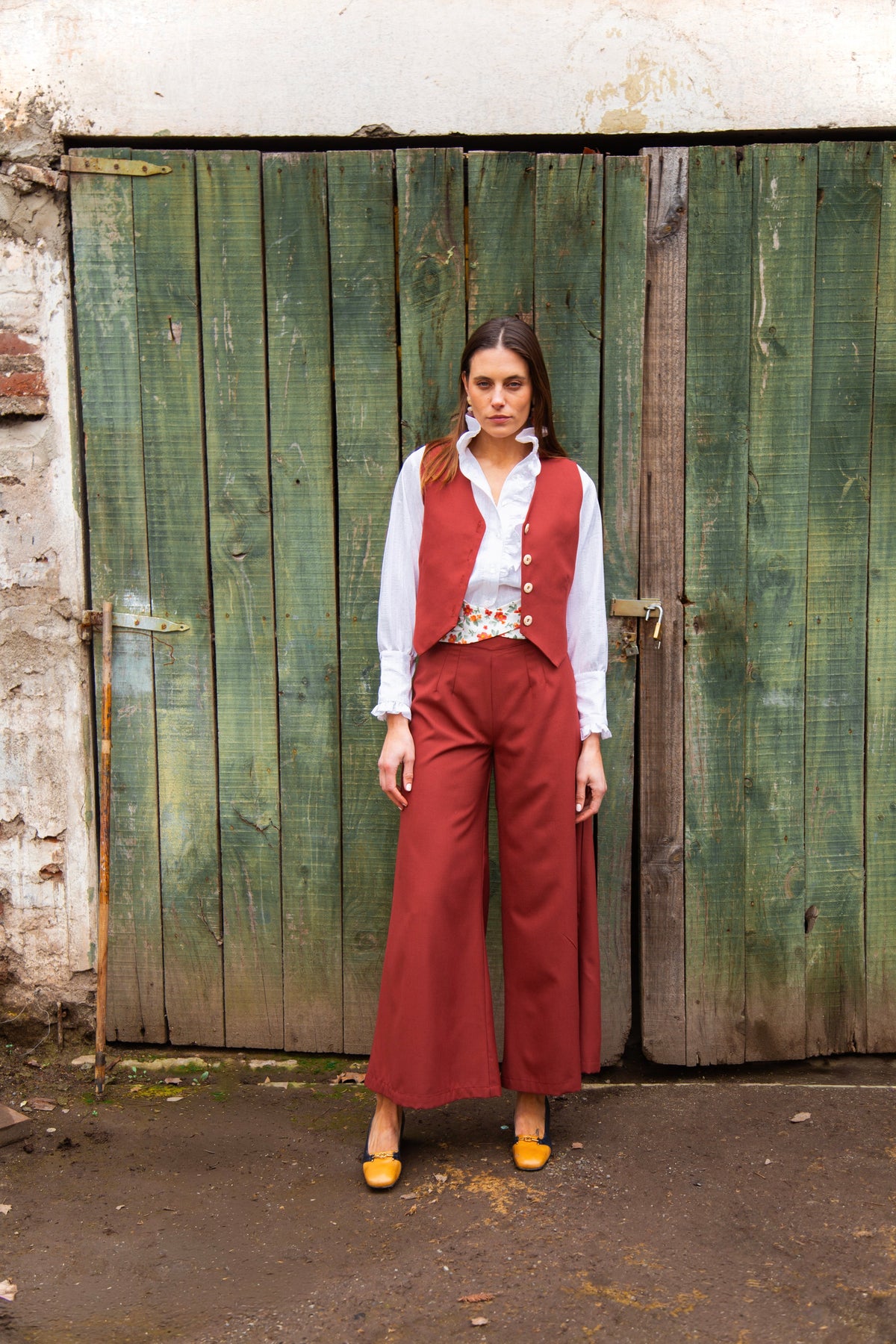 Gilet  - ladrillo Celia